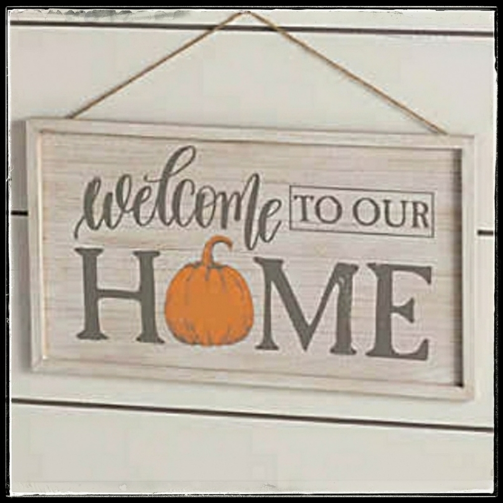 🆕️🎃 Fall Farmhouse Welcome Sign Decor